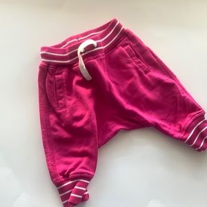 Pink Hanna Andersson harem joggers